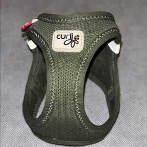 Curli Olive Green Dog Harness